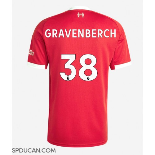 Muški Nogometni Dres Liverpool Ryan Gravenberch #38 Domaci 2025-26 Kratak Rukav